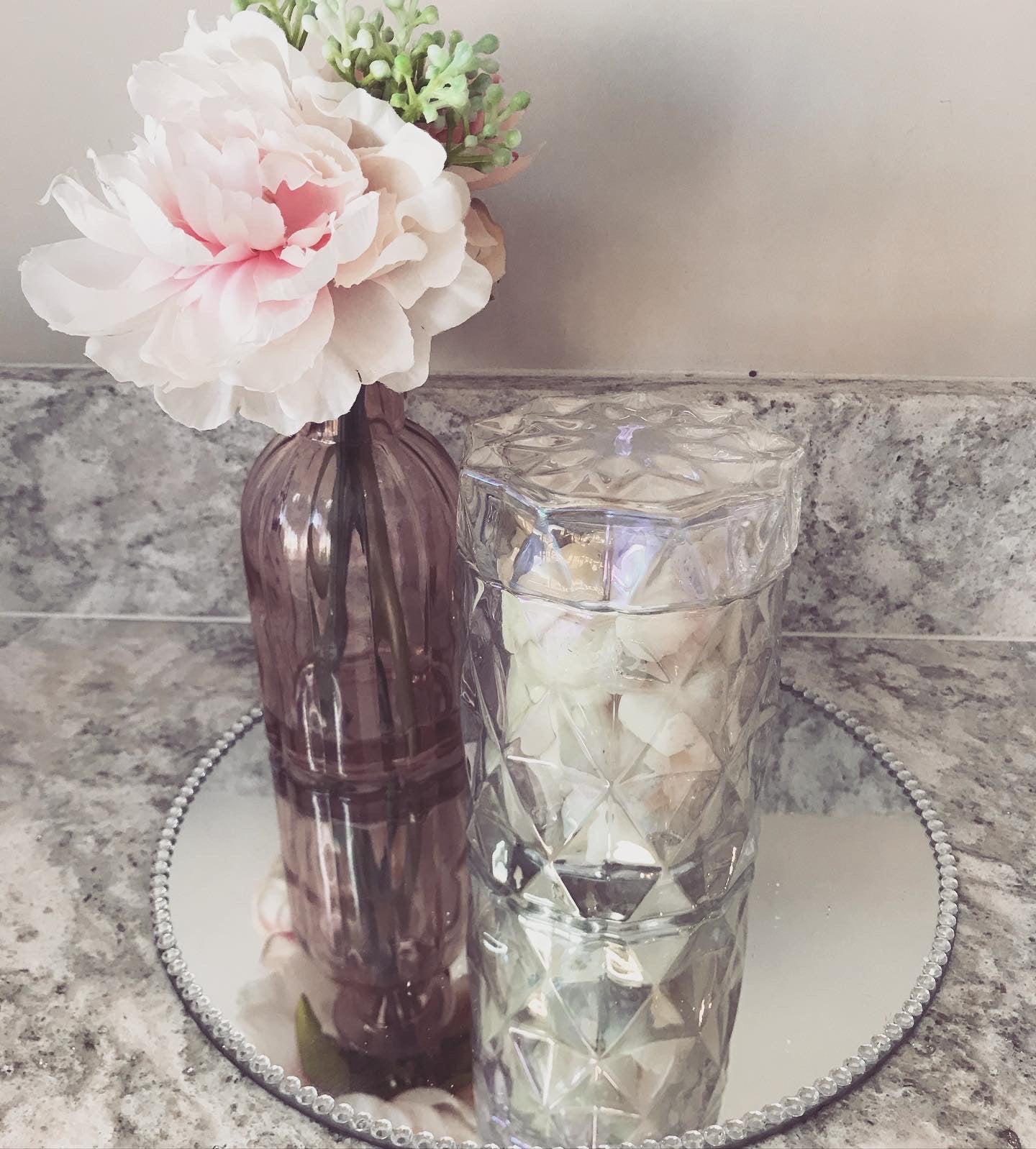 Diamond Glass Jar